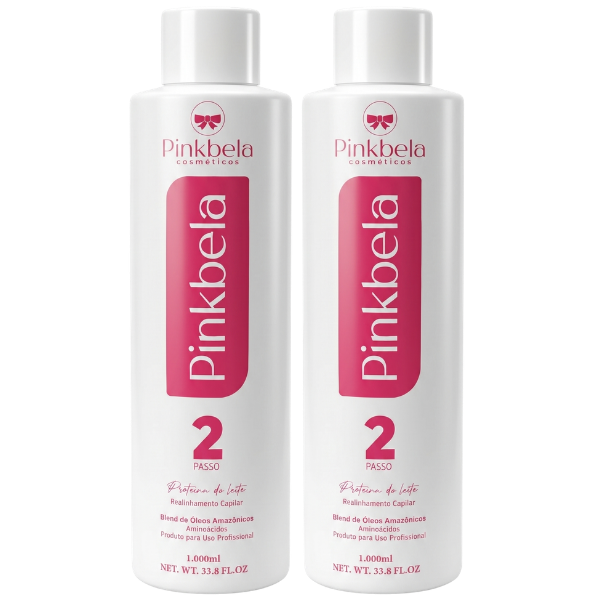 (PROMOÇÃO R$50 DE DESCONTO) 2 Pinkbela Sem Formol 1L